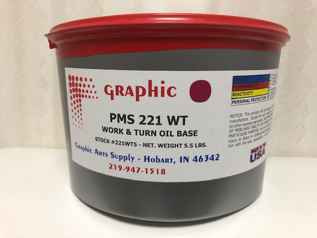 (image for) 221WT5 Graphic PMS 221 Red 5 lb.